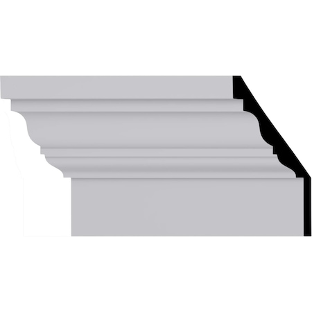 Ekena Millwork 12 3/4"H x 6 1/4"P x 14 1/4"F x 78 3/4"L Fascia Crown Moulding MLD13X06X12FA